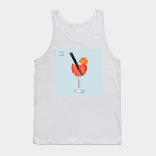 Aperol Spritz Cocktail Summer Drink Tank Top